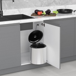 STARAX POUBELLE RONDE S-2251 10L INOX